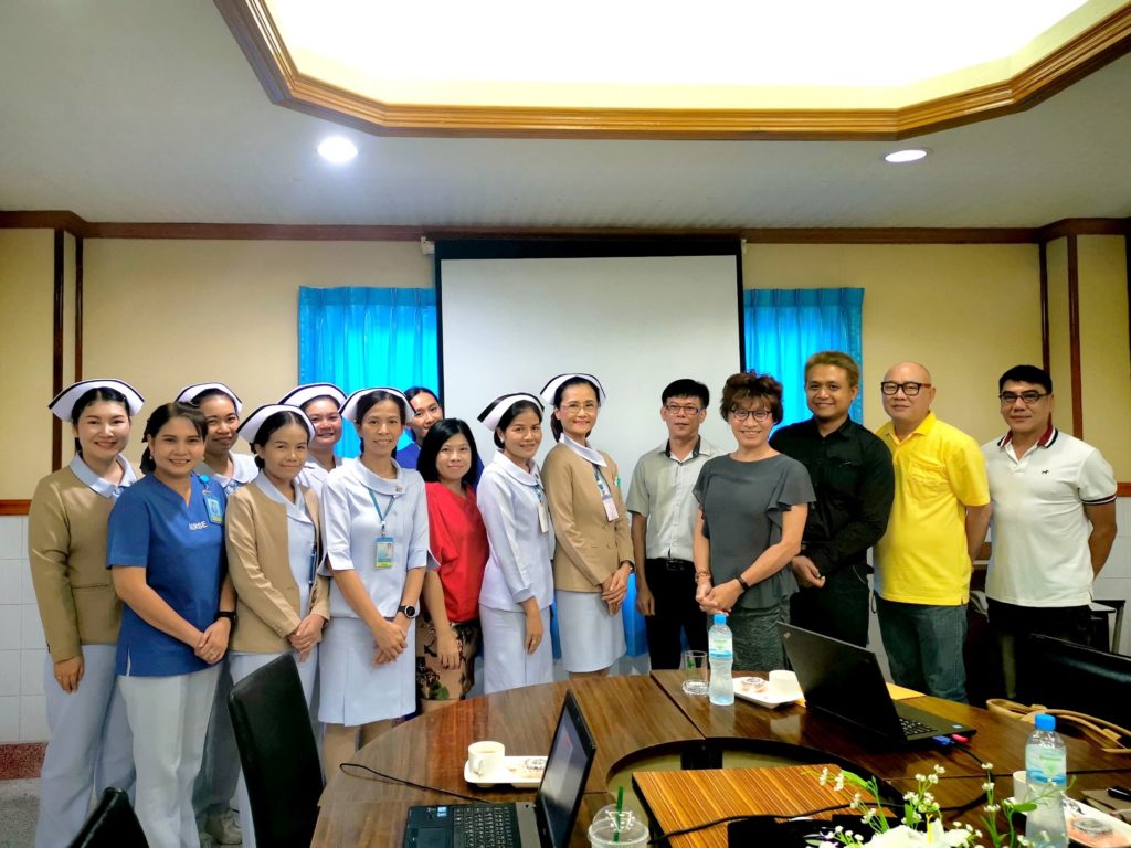 ประชุมร่วมกับทีมพยาบาลโรงพยาบาลบางนา 1
